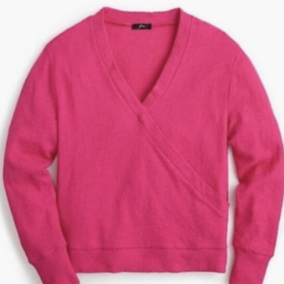 J Crew faux wrap sweater - Picture 1 of 5